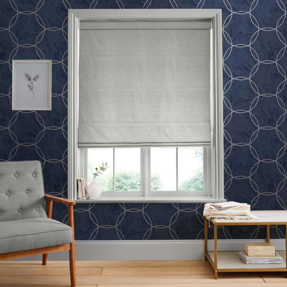 graham & brown Palm Stone Roman Shade