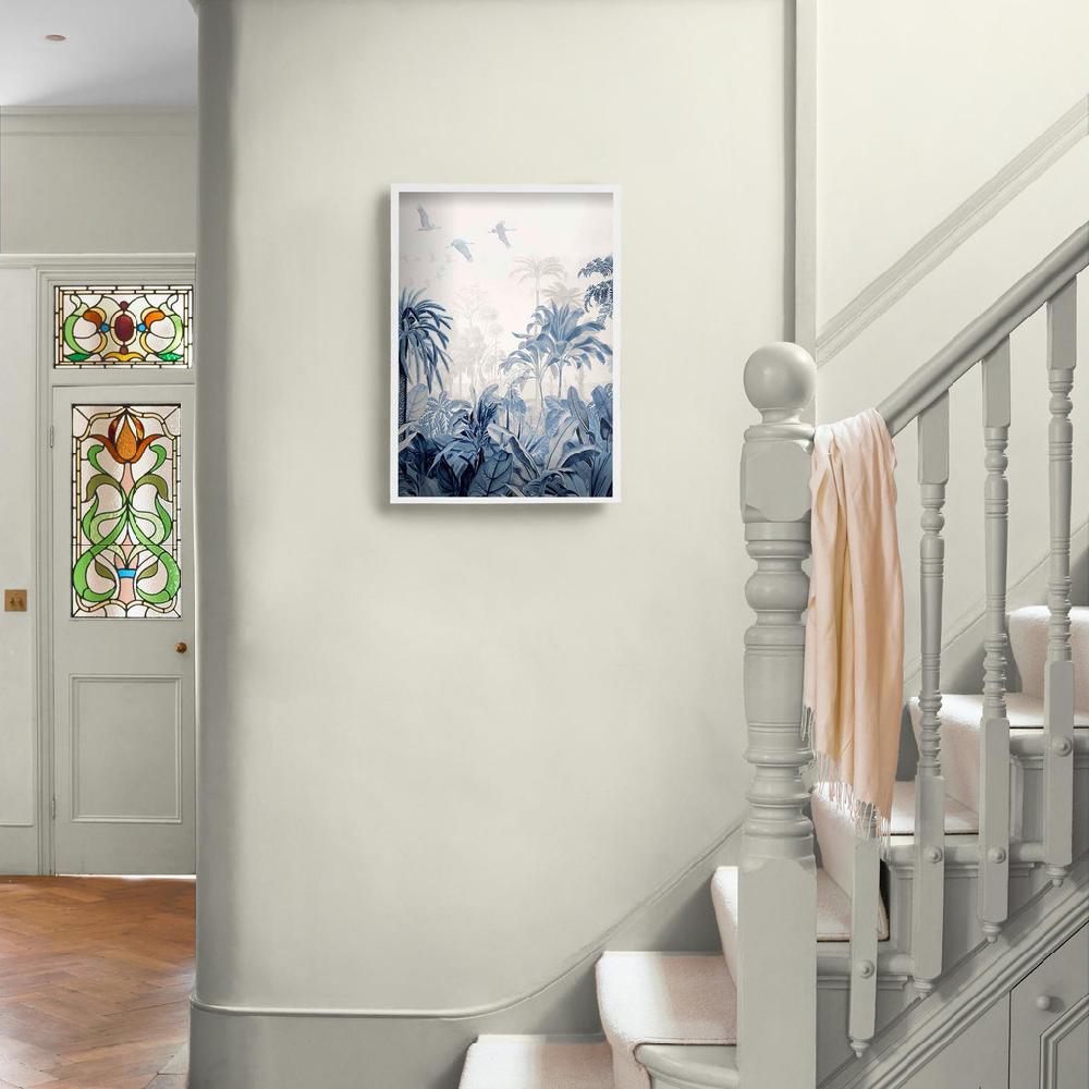 Graham & Brown Paradise Jungle Blue Wall Art