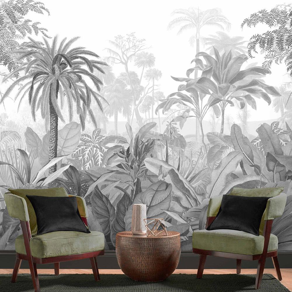graham & brown Paradise Jungle Sketch Bespoke Mural