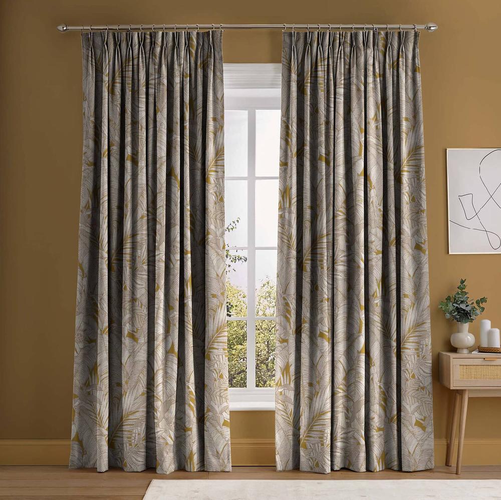 graham & brown Paradys Turmeric Curtains