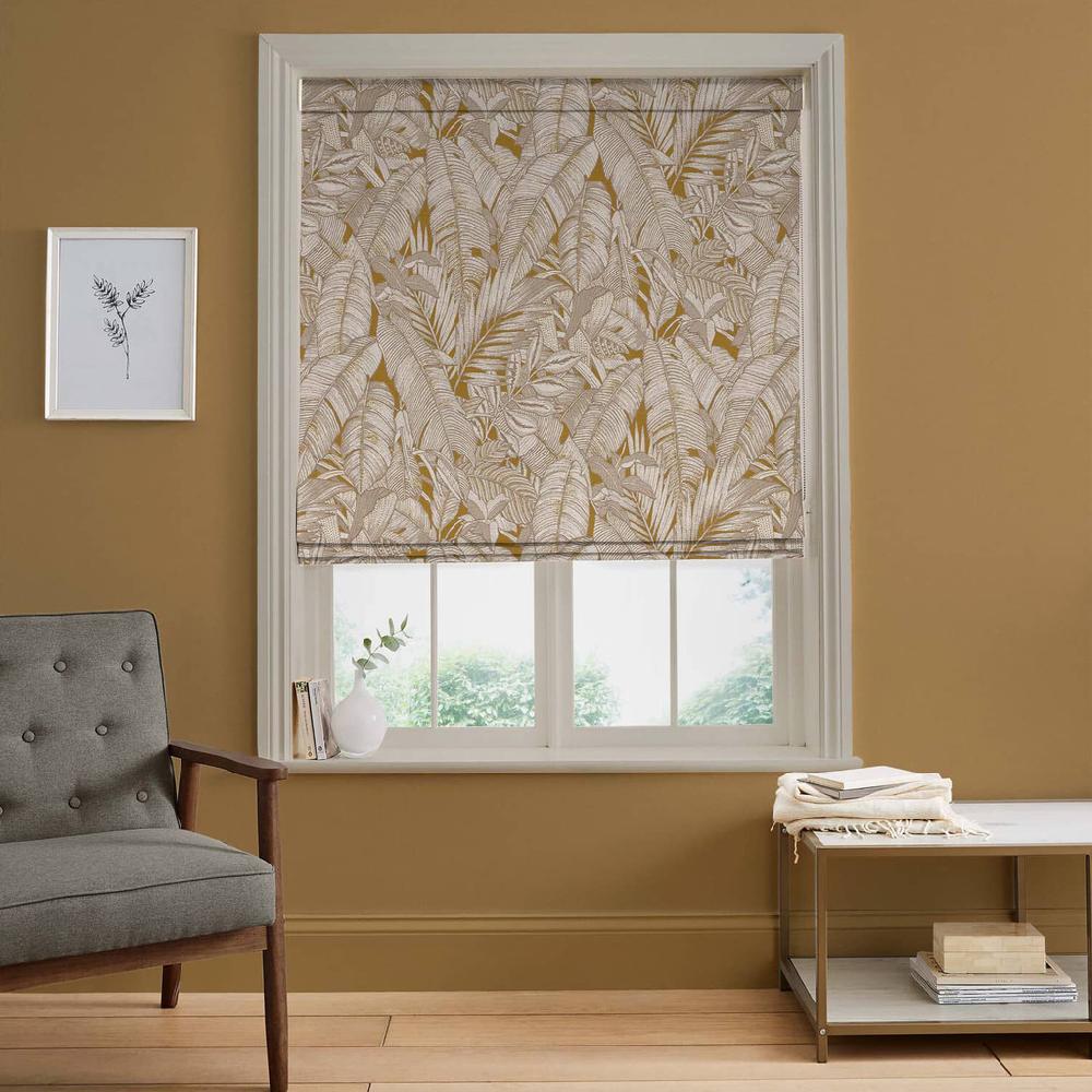 graham & brown Paradys Turmeric Roman Shade