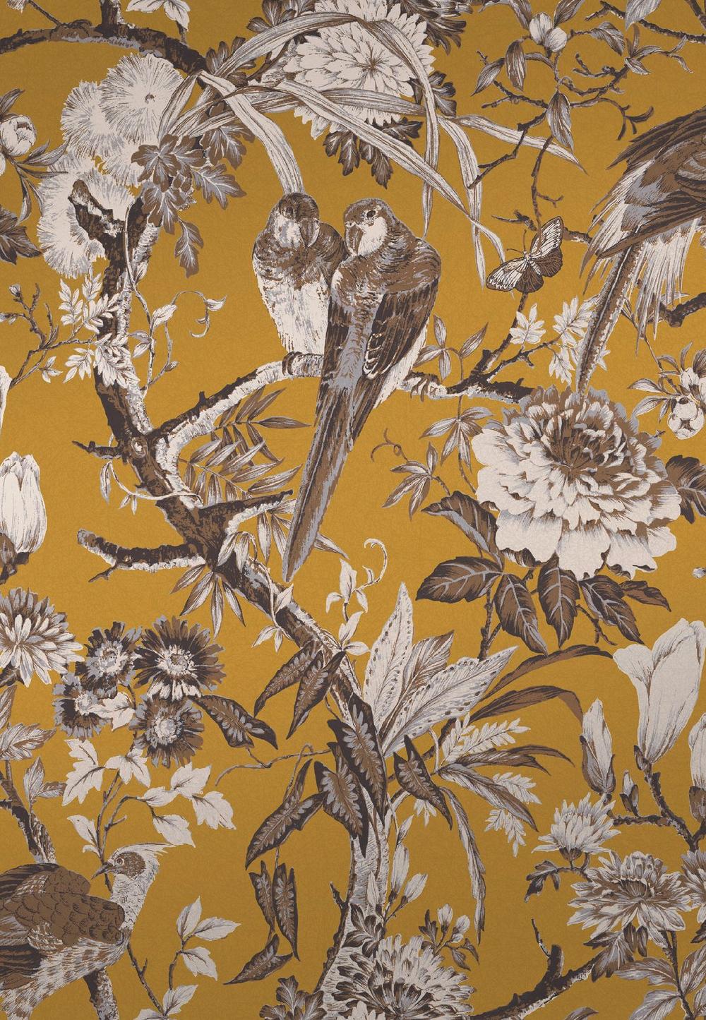 Graham & Brown Perrow Yellow Wallpaper