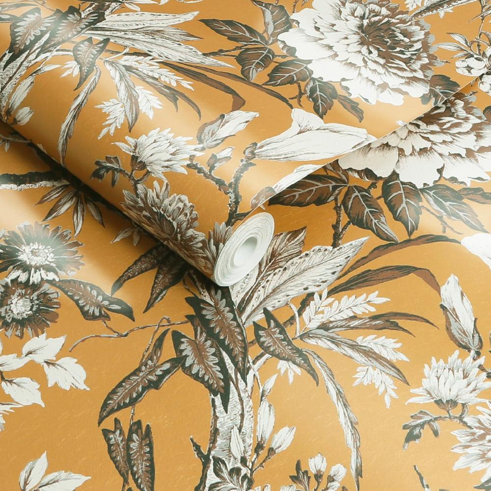 Graham & Brown Perrow Yellow Wallpaper