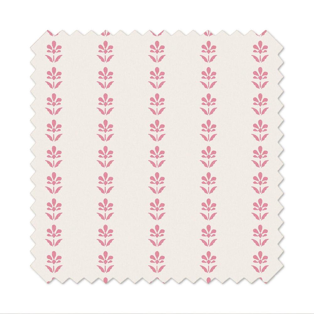 Graham & Brown Petal Stripe Pink Curtain