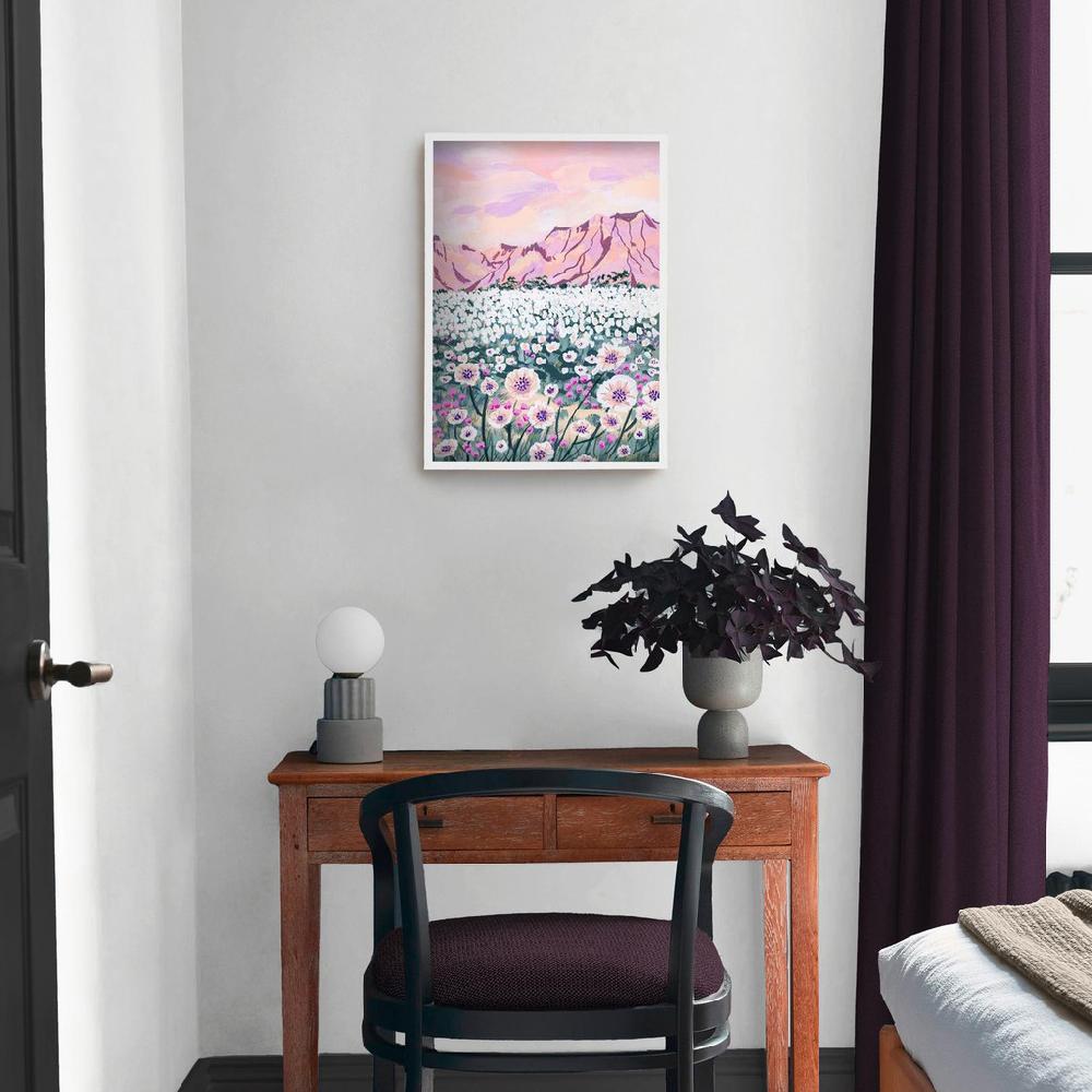 Graham & Brown Pink Meadows Multicolor Wall Art