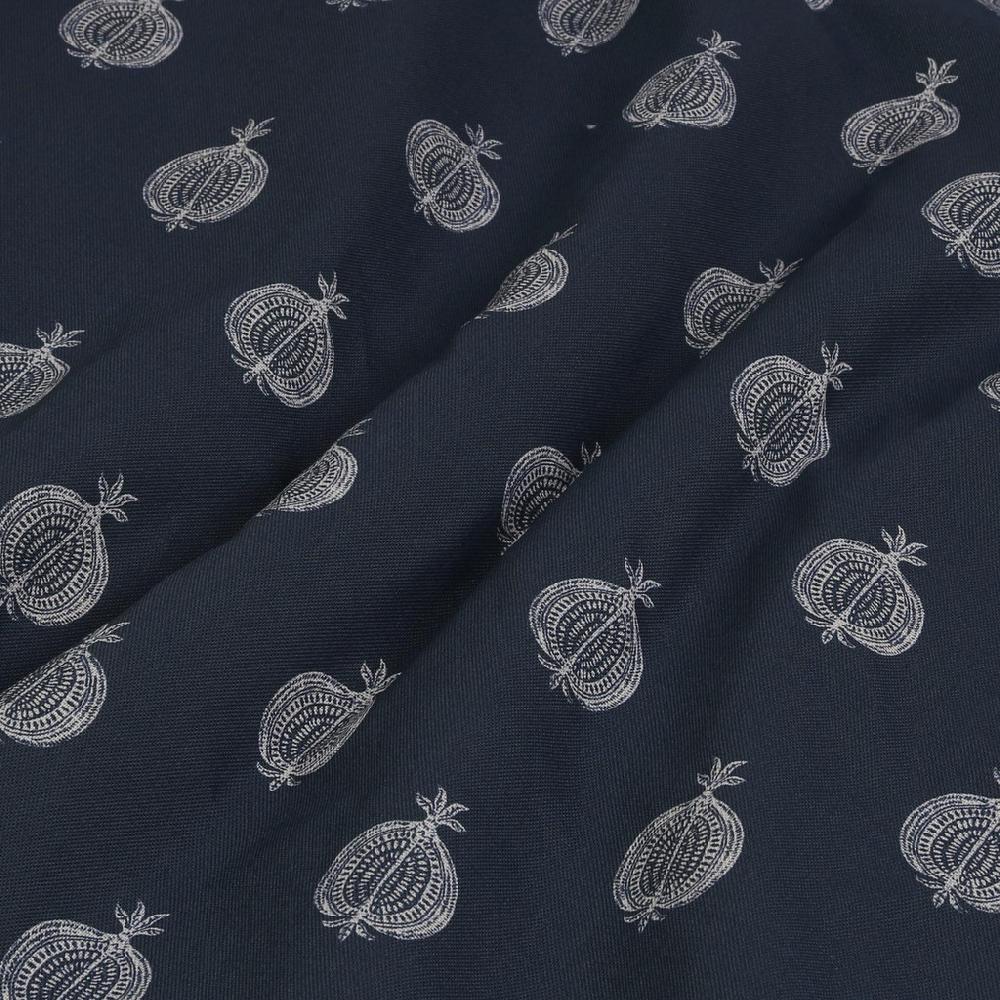 Graham & Brown Pomegranate Motif Navy Roller Blind