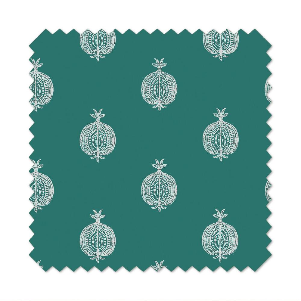 Graham & Brown Pomegranate Motif Teal Roller Blind