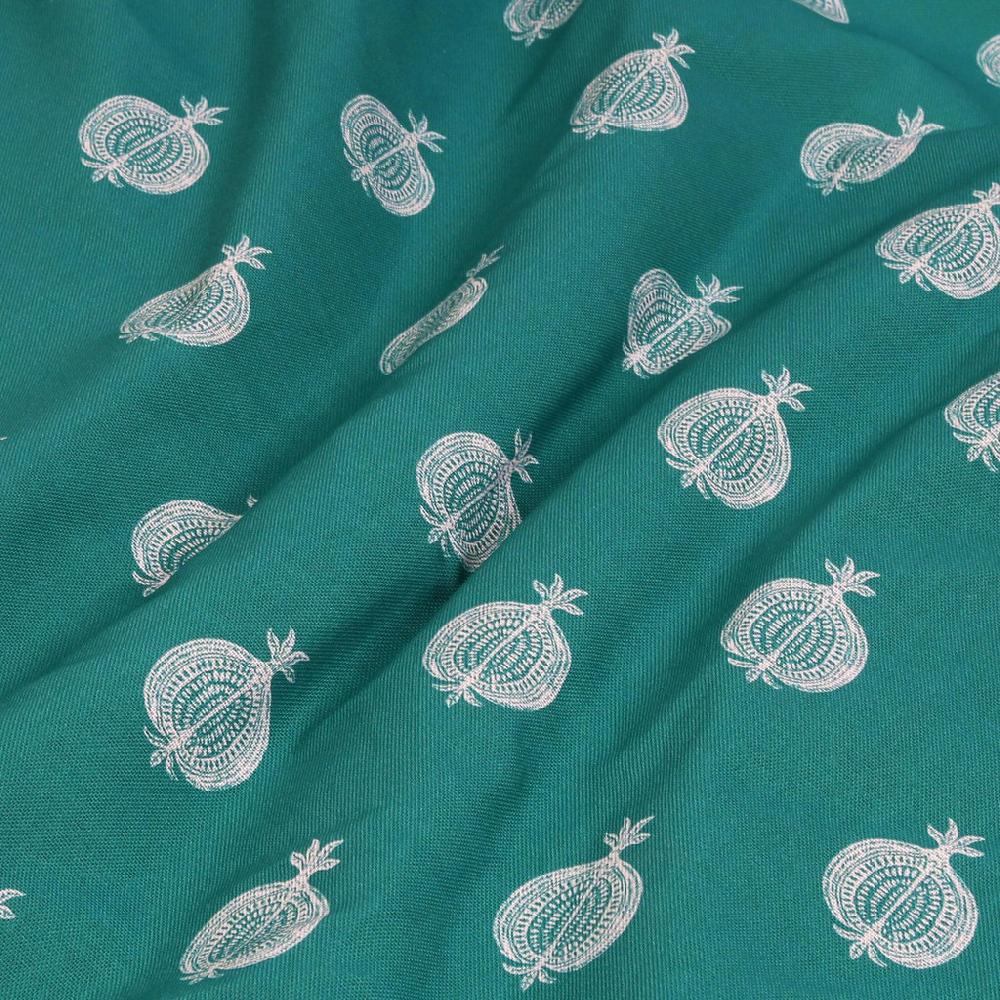 Graham & Brown Pomegranate Motif Teal Roman Blind