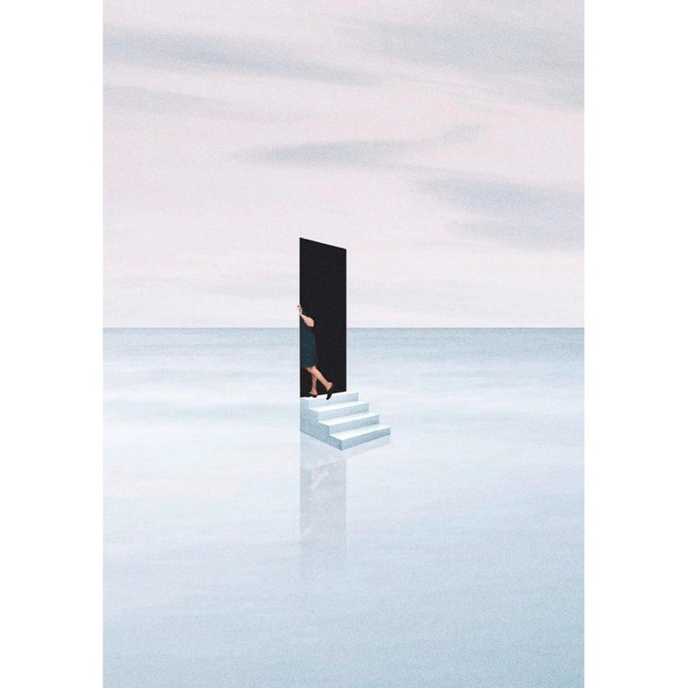 graham & brown Portal to Possibilities Blue Wall Art