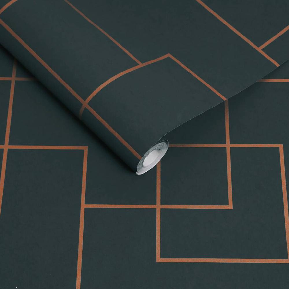 Graham & Brown Primo Teal Wallpaper