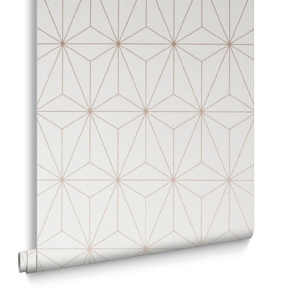 Graham & Brown Prism Rose Gold Wallpaper