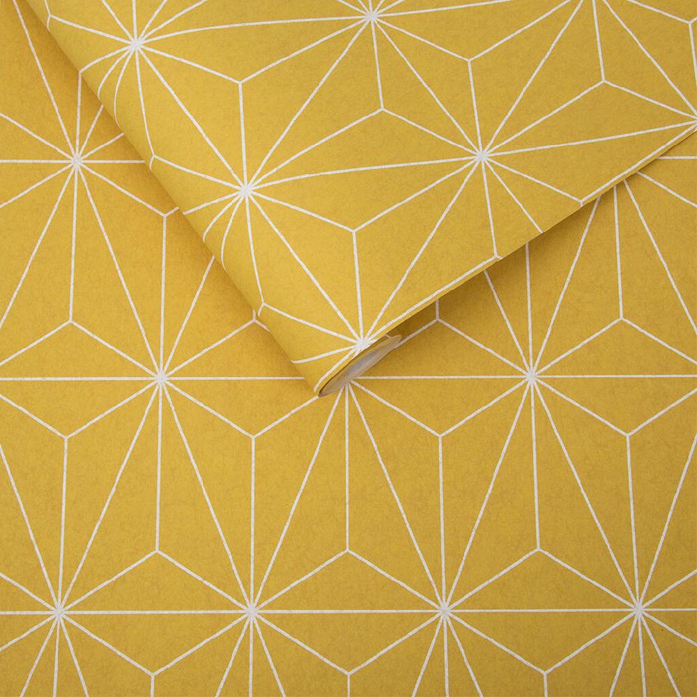Graham & Brown Prism Yellow Wallpaper