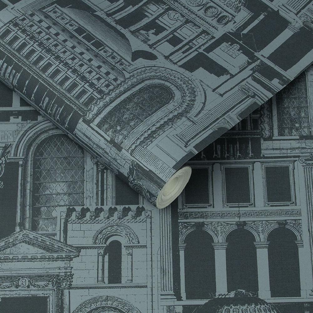 Graham & Brown Quarters Ink Wallpaper