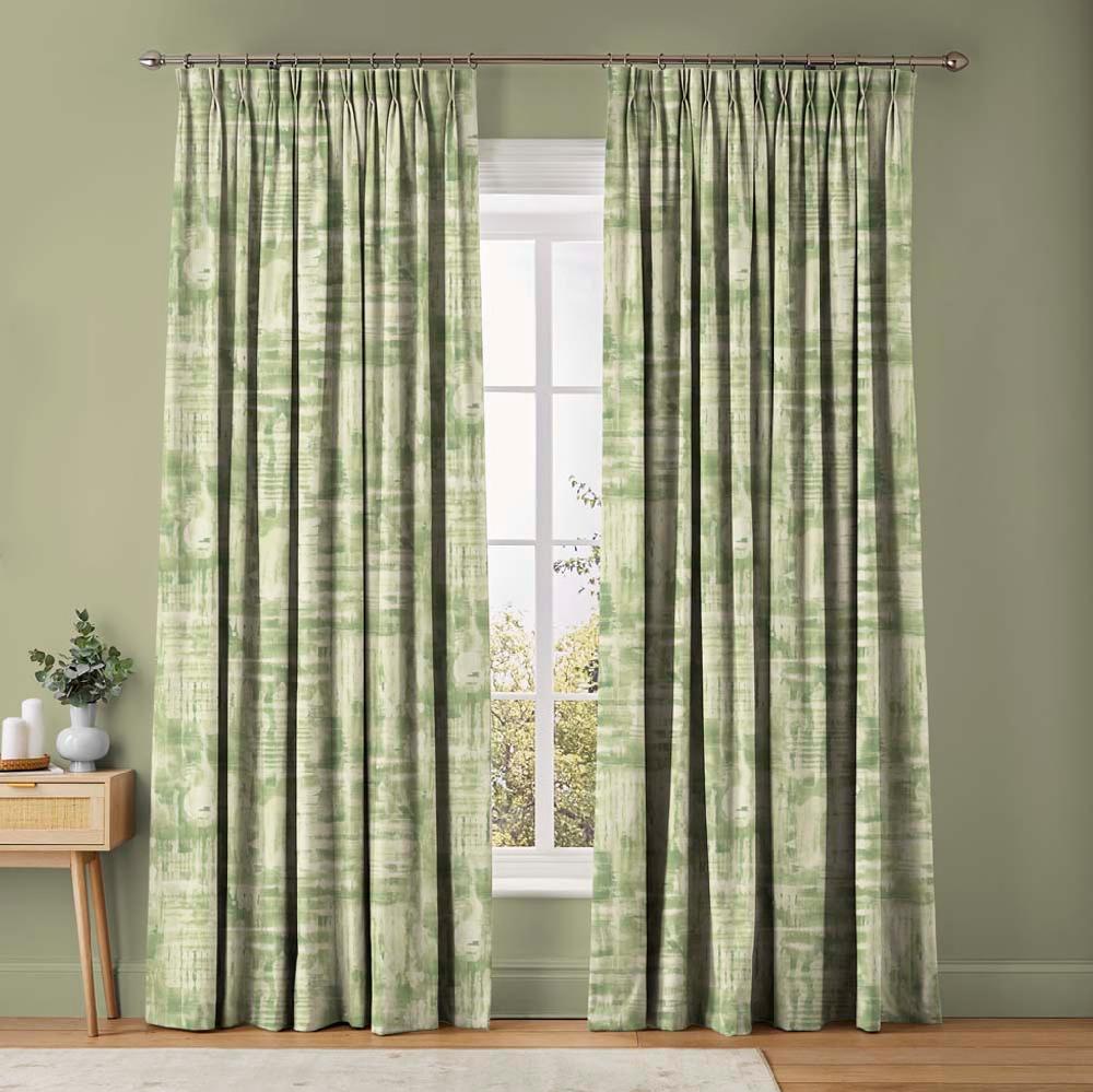 graham & brown Reecho Green Curtains