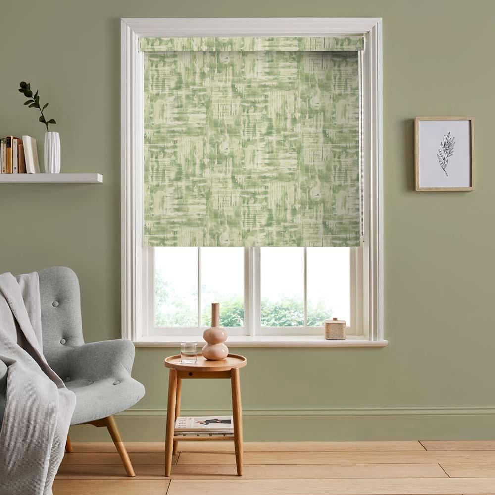 graham & brown Reecho Green Roller Shade