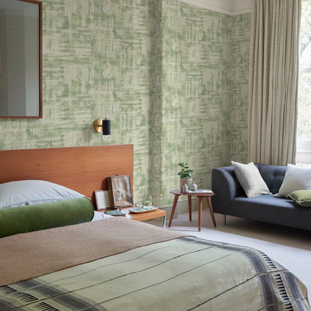 graham & brown Reecho Green Wallpaper