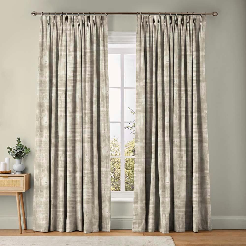 graham & brown Reecho Neutral Curtains