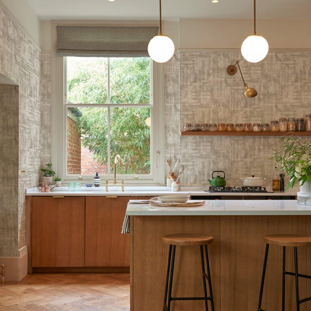 graham & brown Reecho Neutral Wallpaper