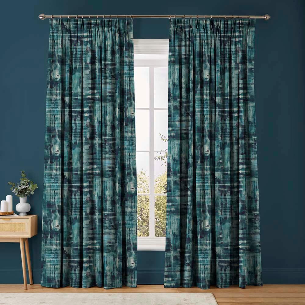 graham & brown Reecho Teal Curtains