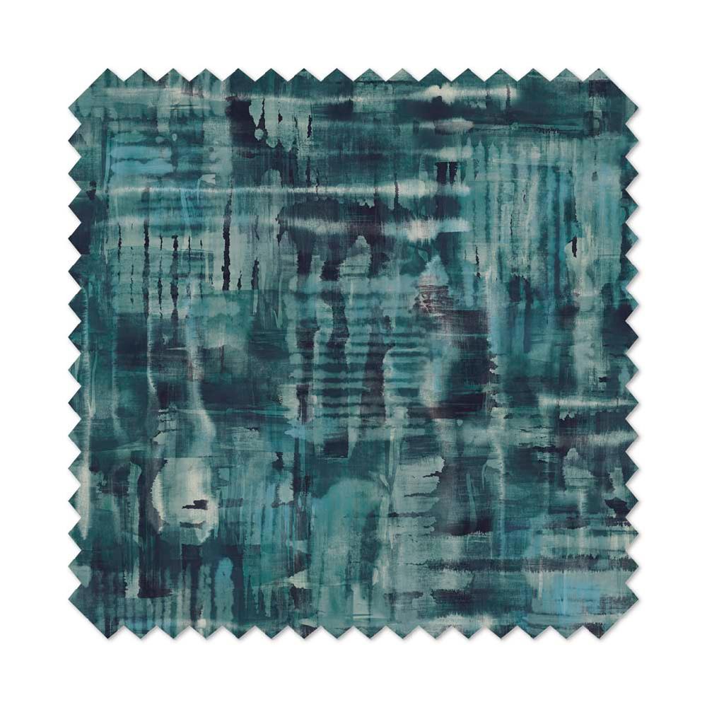Graham & Brown Reecho Teal Roman Shade