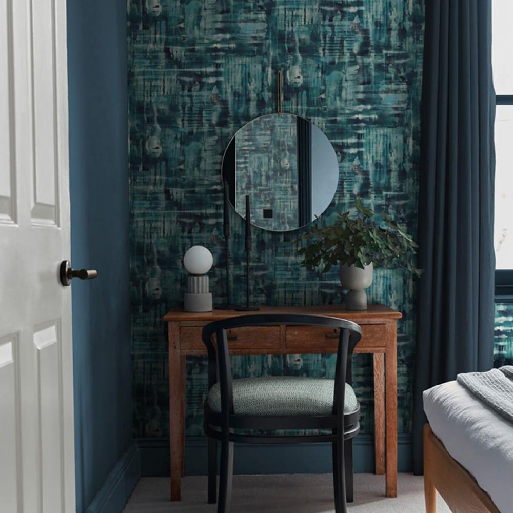 graham & brown Reecho Teal Wallpaper