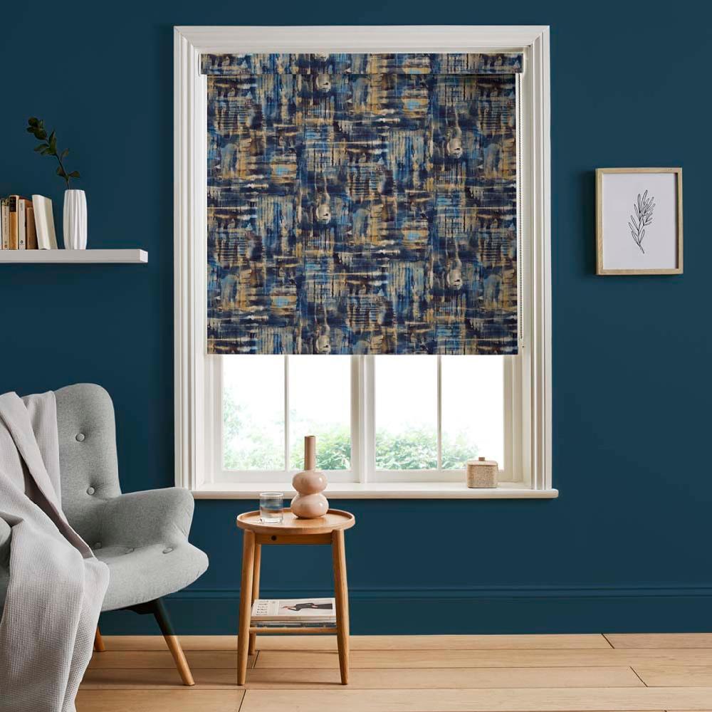 graham & brown Reecho Twilight Roller Shade