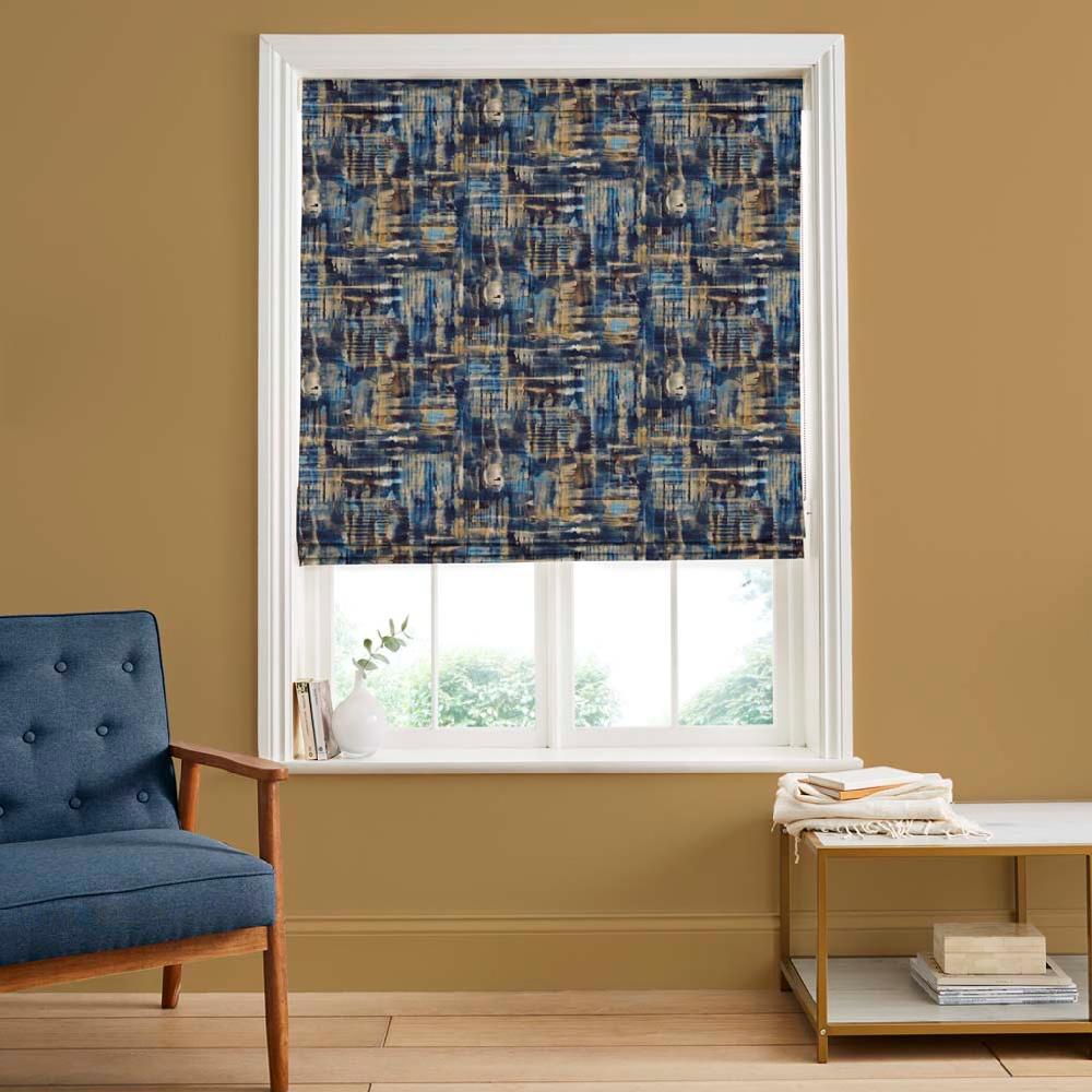 graham & brown Reecho Twilight Roman Shade