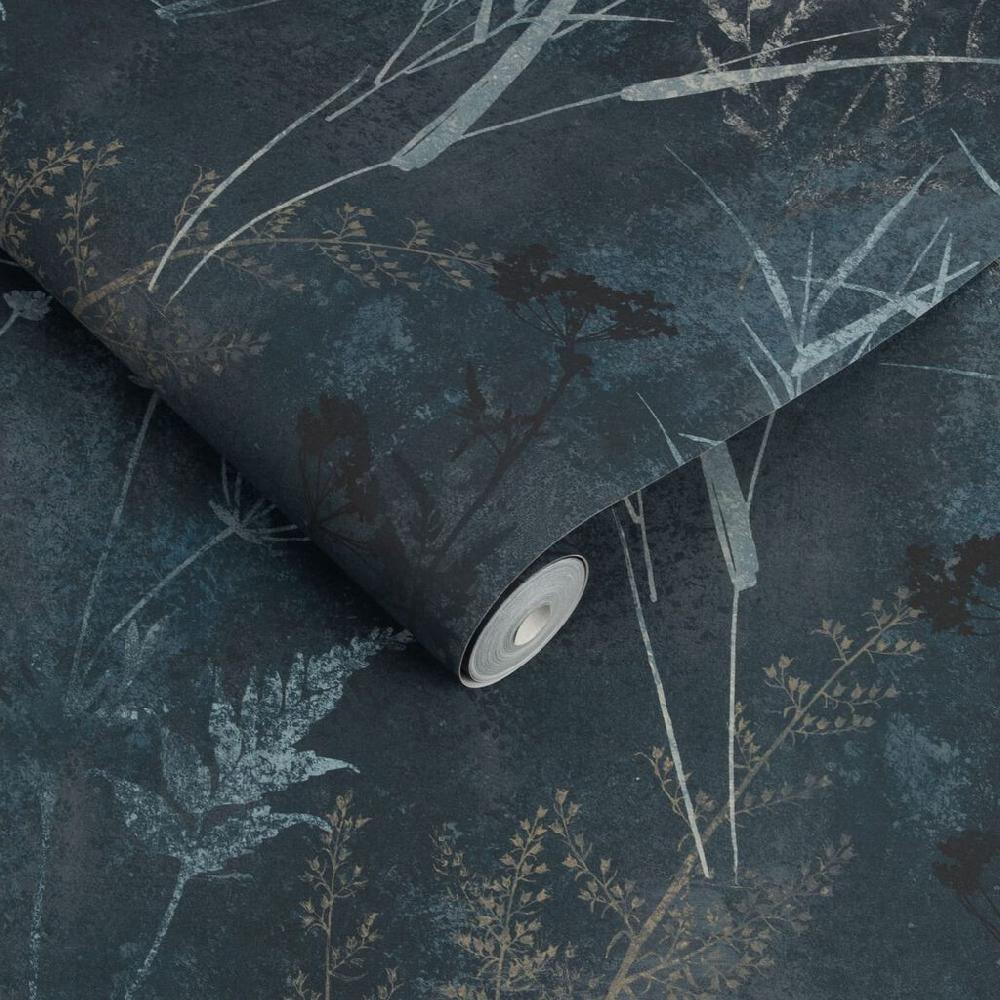 Graham & Brown Restore Midnight Wallpaper