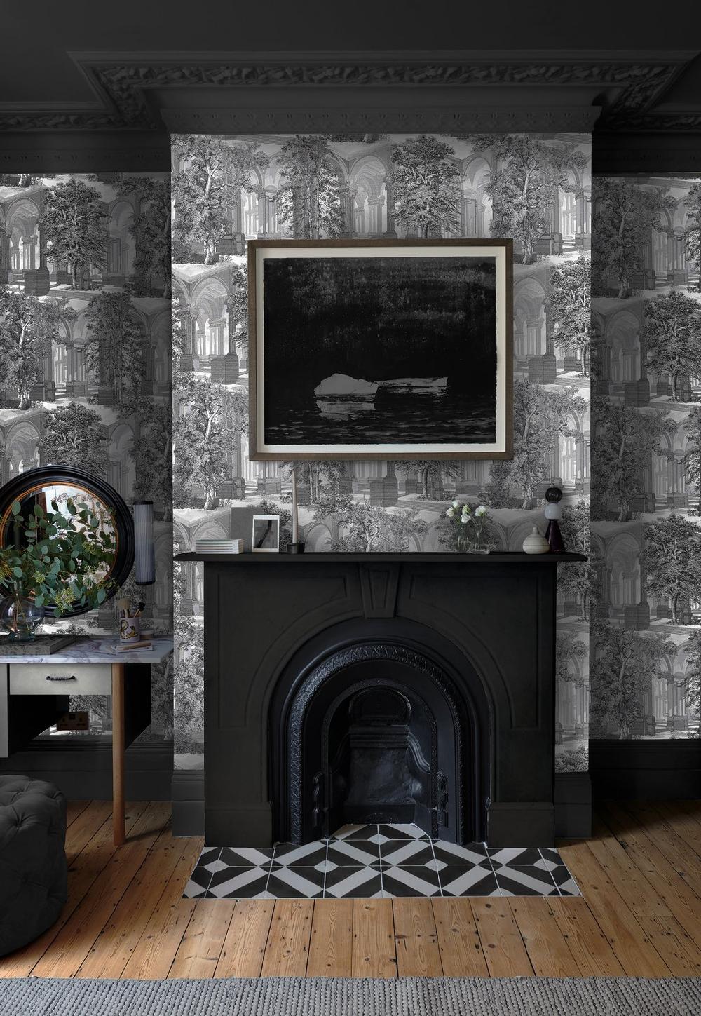 graham & brown Rivington Folly Tattoo Wallpaper
