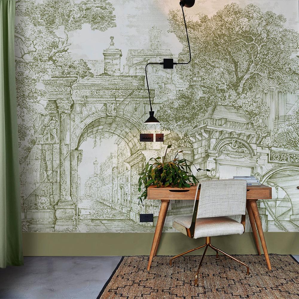 graham & brown Rivington Folly Whirl Bespoke Mural