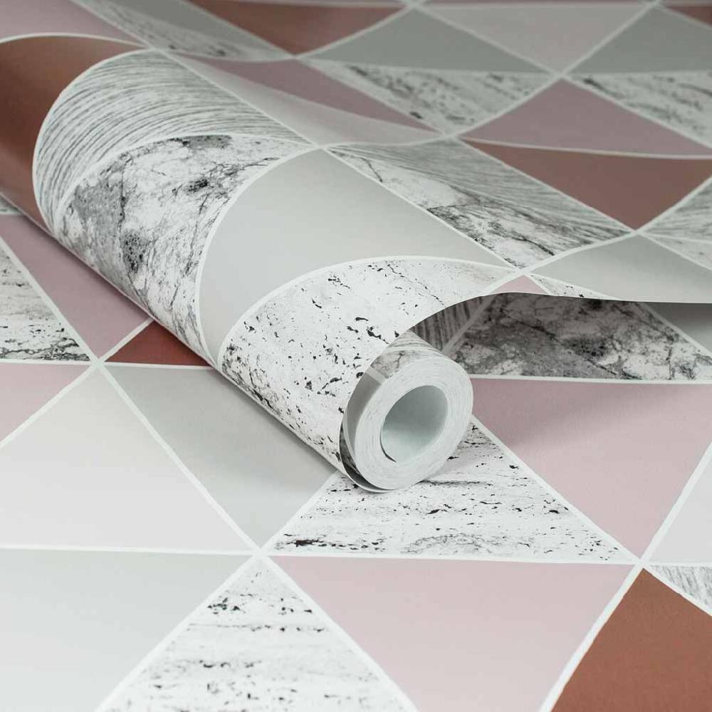 Graham & Brown Rose Gold Reflections Wallpaper