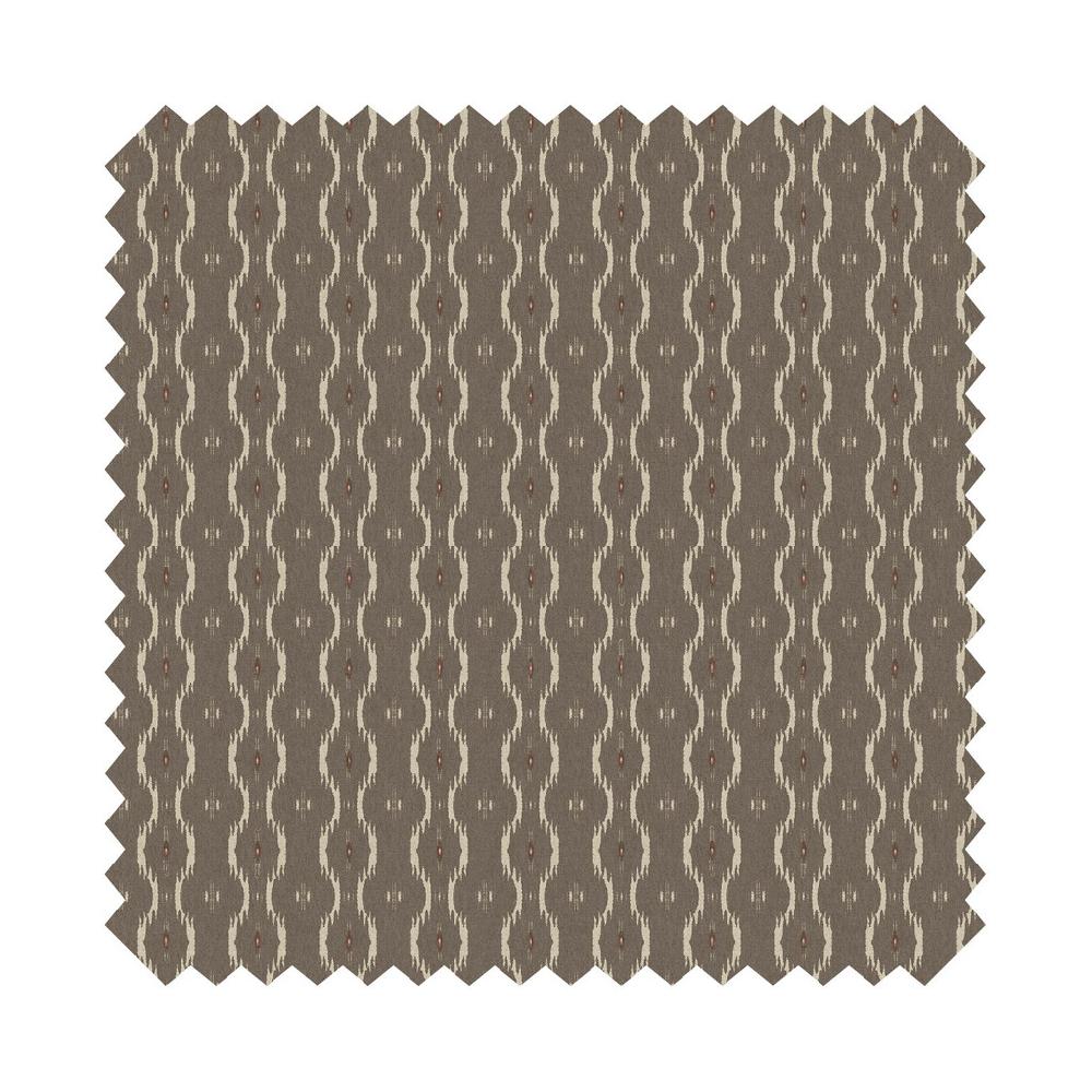 Graham & Brown Rustic Ikat Chocolate Roman Blinds