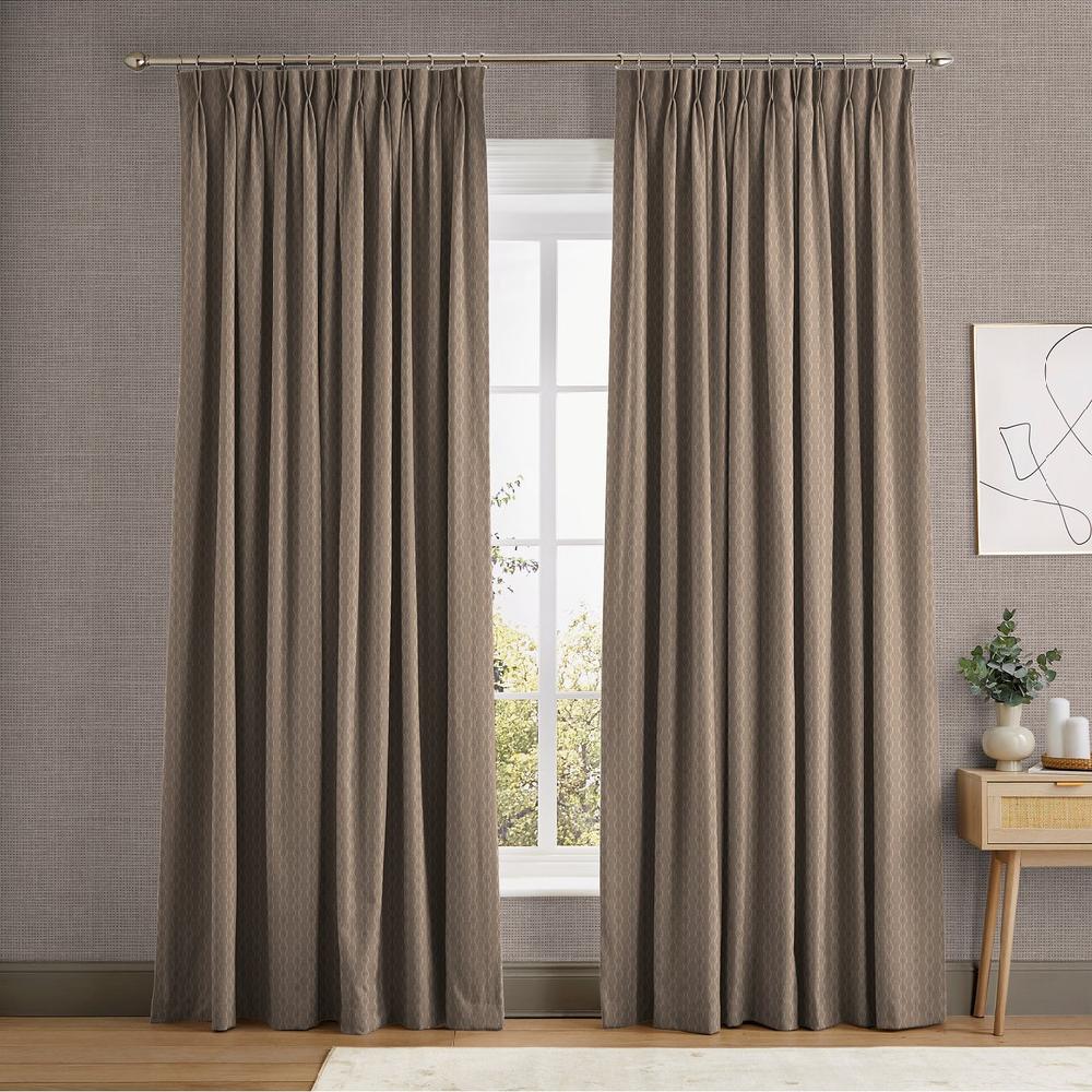 graham & brown Rustic Ikat Natural Curtains