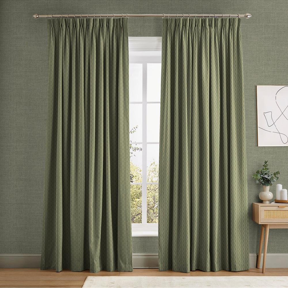 graham & brown Rustic Ikat Sage Curtains