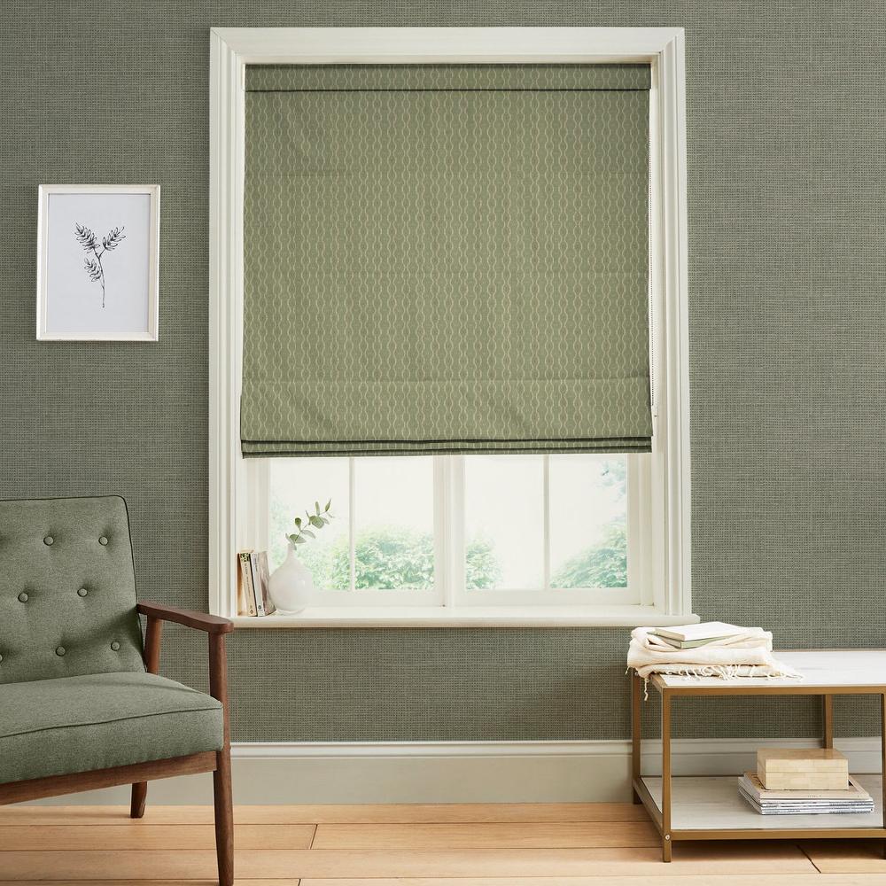 graham & brown Rustic Ikat Sage Roman Blinds