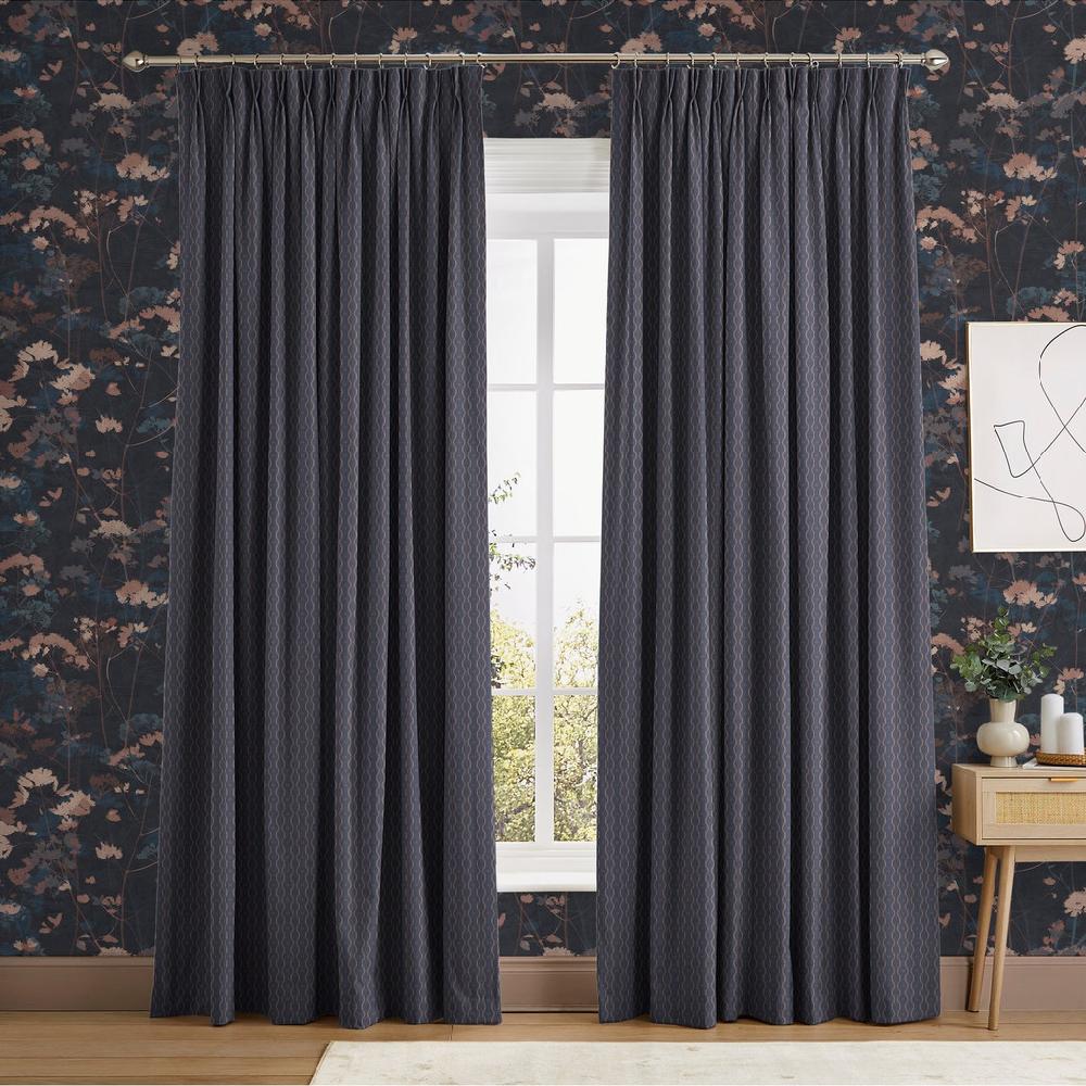 graham & brown Rustic Ikat Thistle Curtains