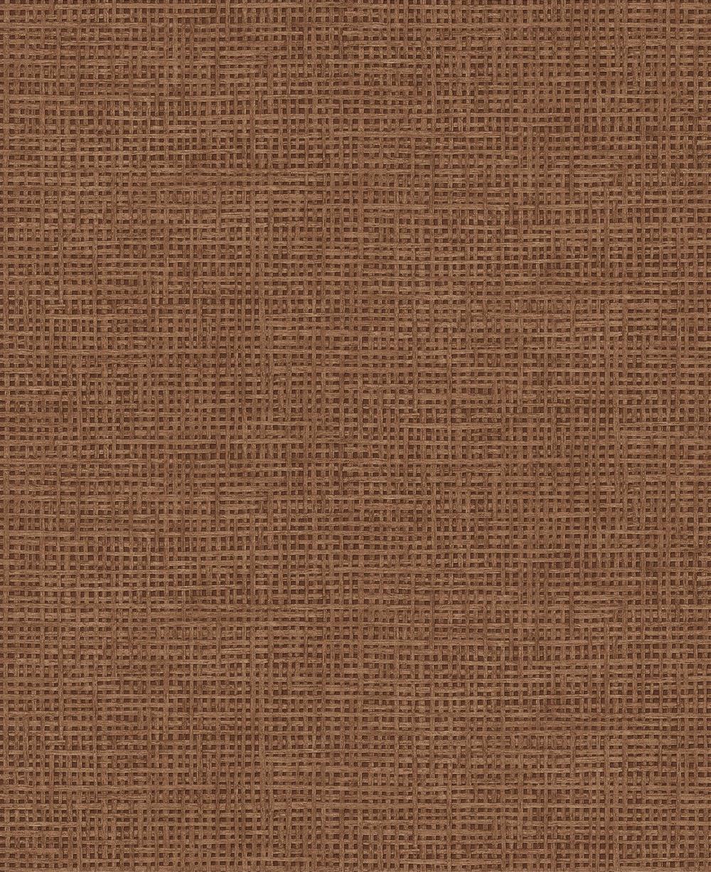 Graham & Brown Rustic Weft Clay Wallpaper