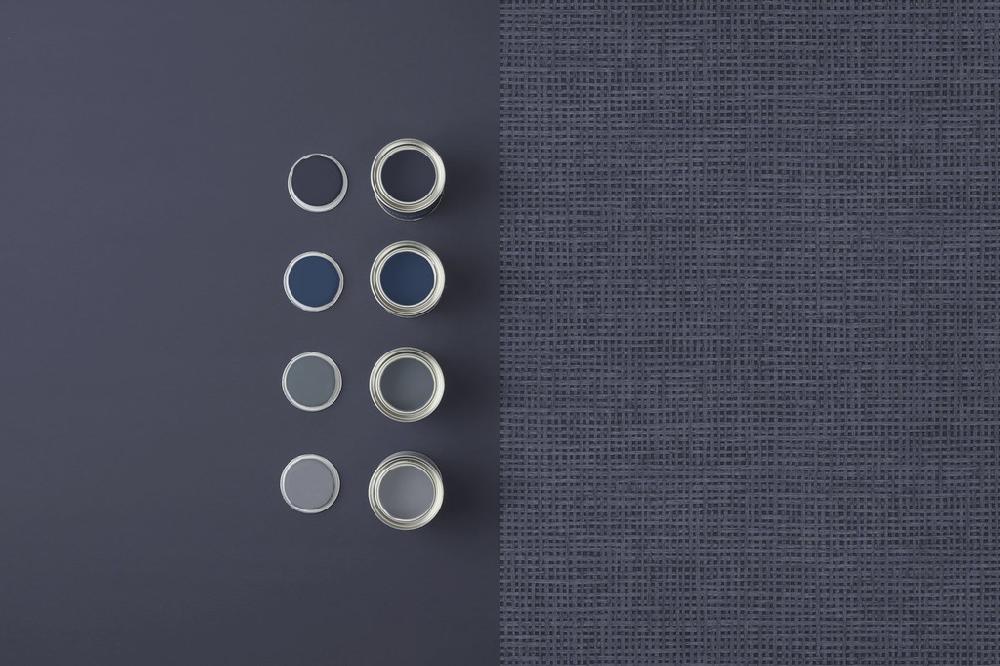 Graham & Brown Rustic Weft Denim Wallpaper