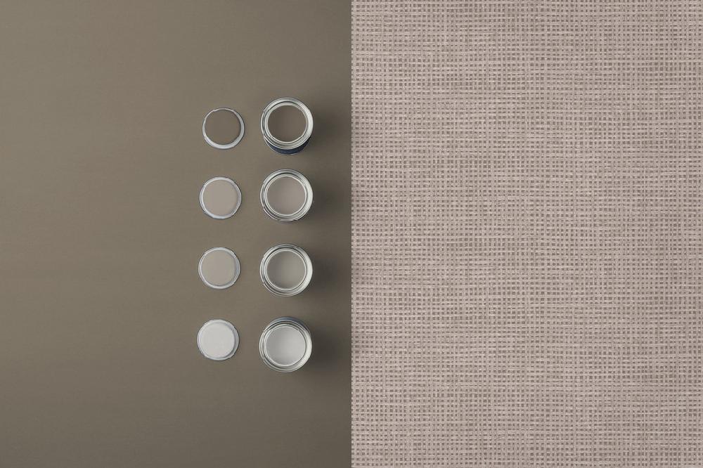 Graham & Brown Rustic Weft Stone Wallpaper