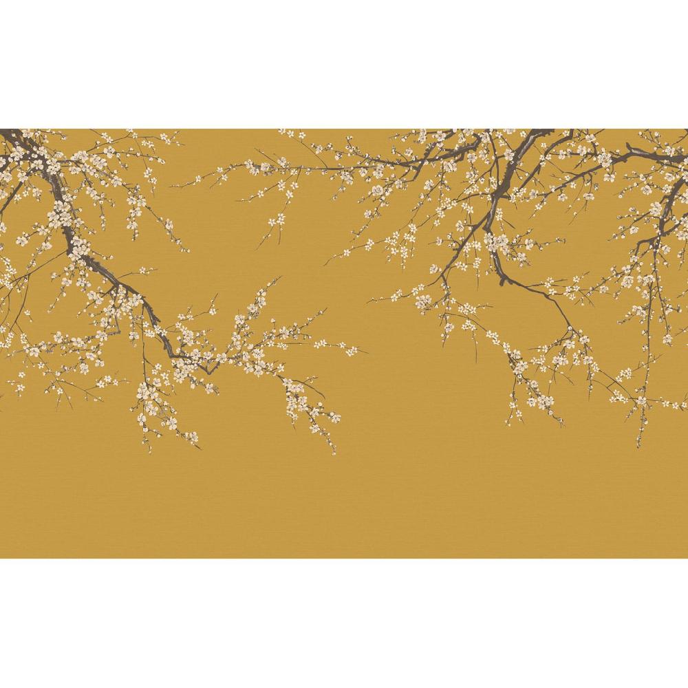 Graham & Brown Sakura Turmeric Bespoke Mural