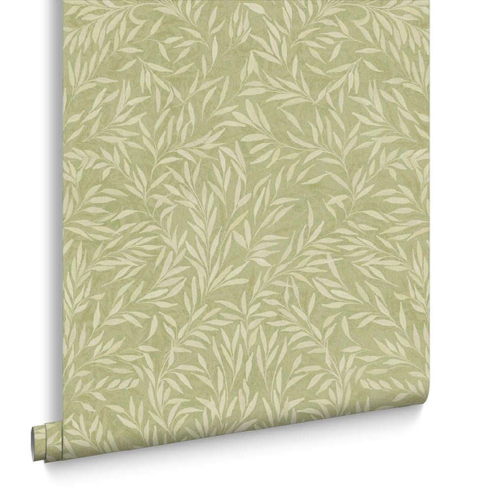 Graham & Brown Salix Leaves Sage Wallpaper