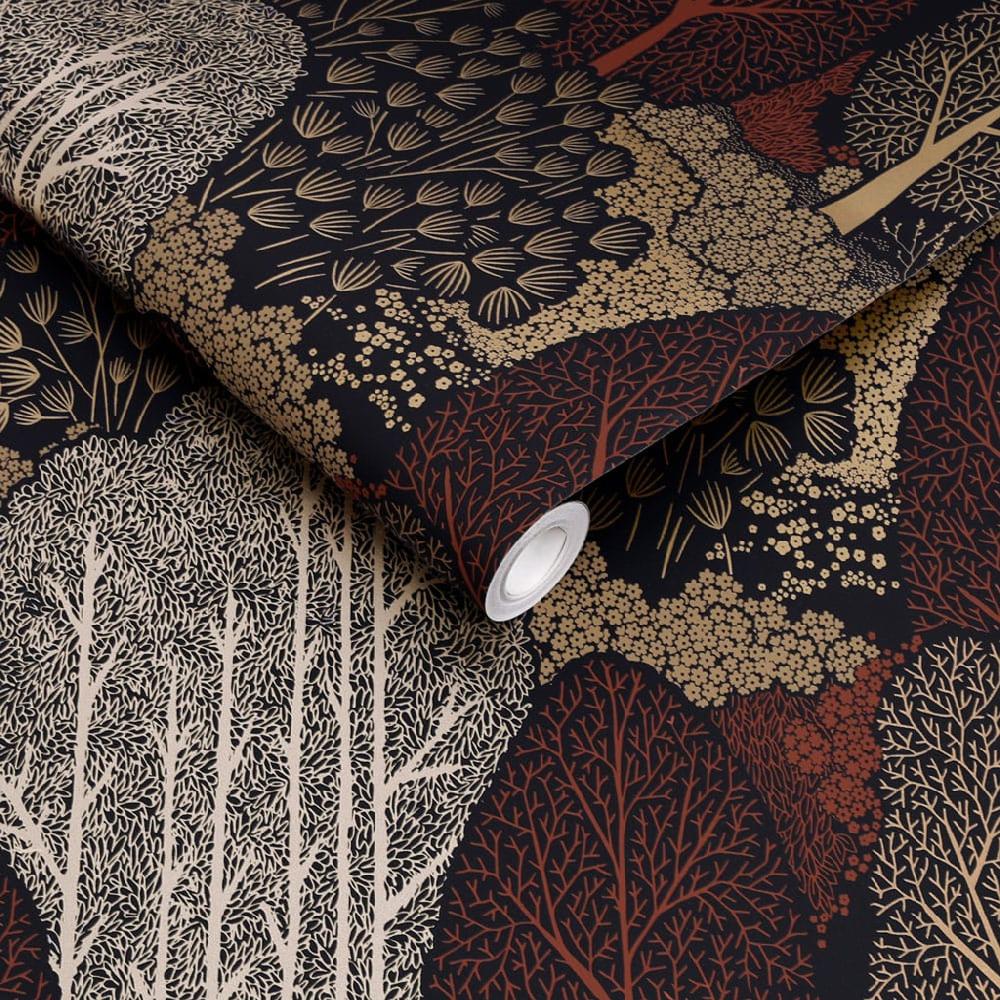 Graham & Brown Scandiscape Alizarin Wallpaper