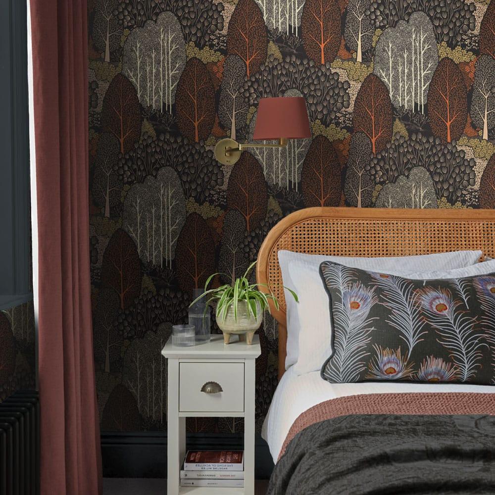 graham & brown Scandiscape Alizarin Wallpaper