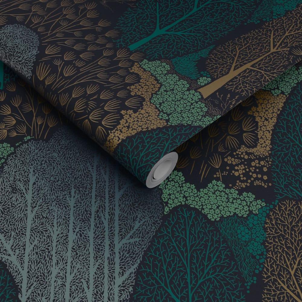 Graham & Brown Scandiscape Navy Wallpaper