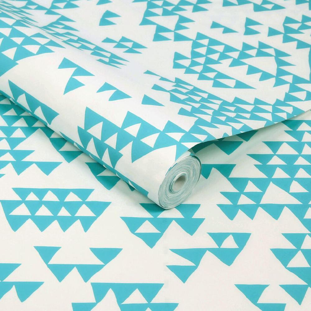 Graham & Brown Secret Mountain Azure Wallpaper