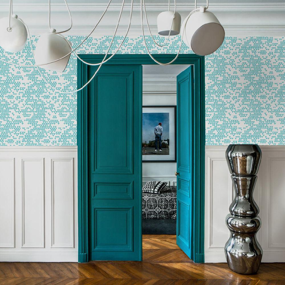 graham & brown Secret Mountain Azure Wallpaper