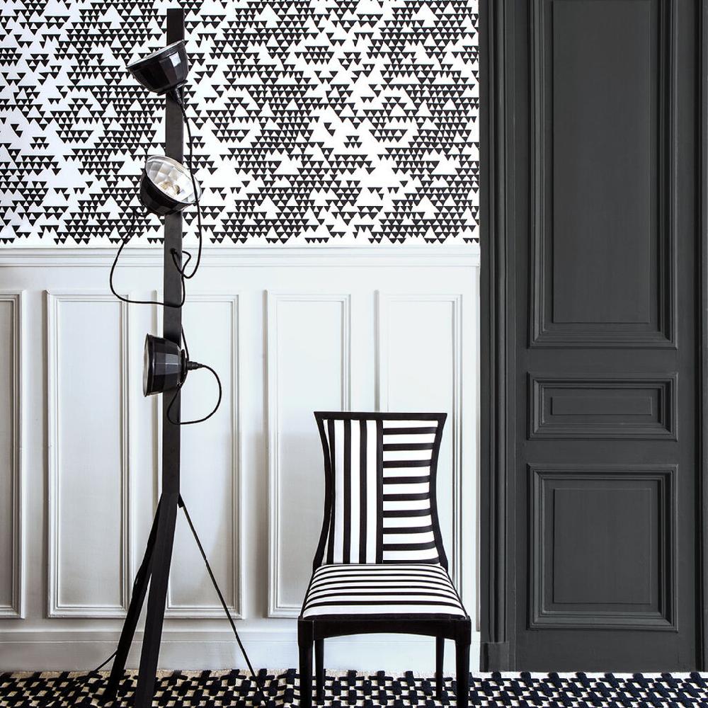 graham & brown Secret Mountain Black & White Wallpaper