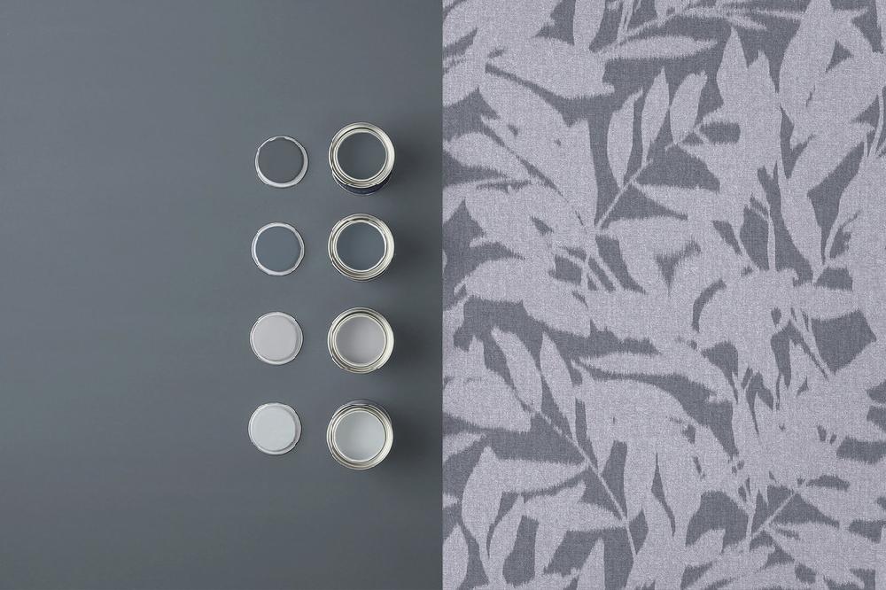 Graham & Brown Shadow Play Denim Wallpaper