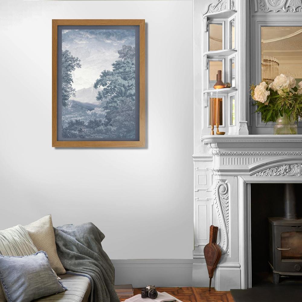 Graham & Brown Sketch Forest Blue Wall Art