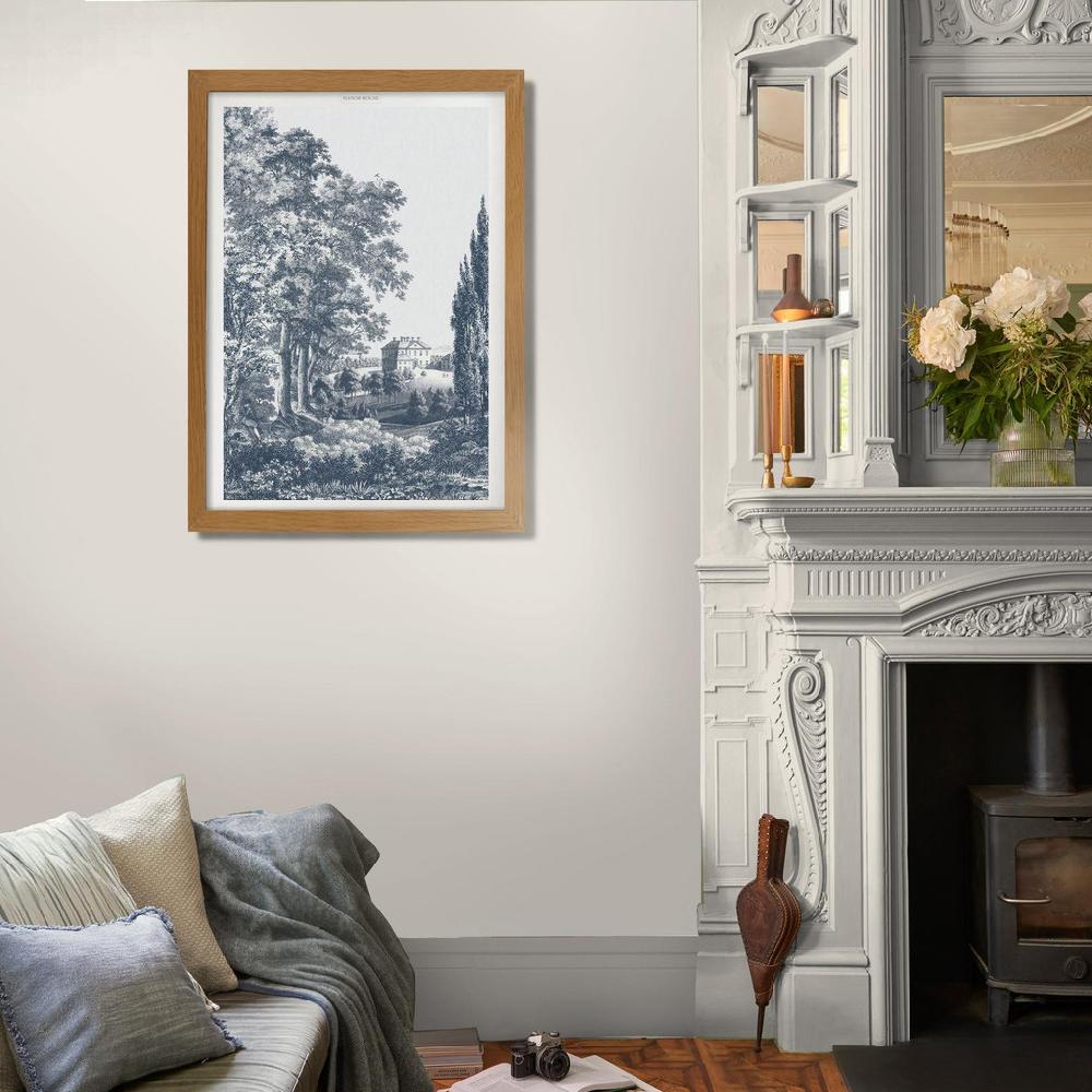 Graham & Brown Stately Manor Blue Wall Art